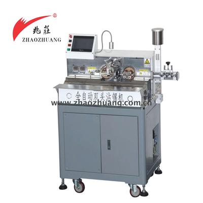 全自动双头扭线沾锡机